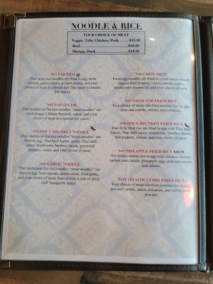 Menu - Jp Thailand Express photo 8